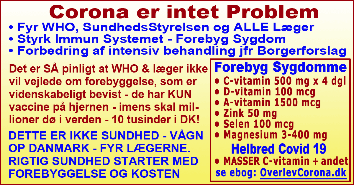 Corona er intet Problem